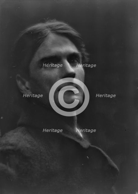 Keeler, Charles, Mr., portrait photograph, 1913. Creator: Arnold Genthe.