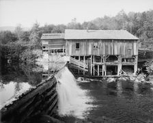 Keene Valley, old mill on the Ausable, Adirondack Mts., N.Y., between 1900 and 1905. Creator: Unknown