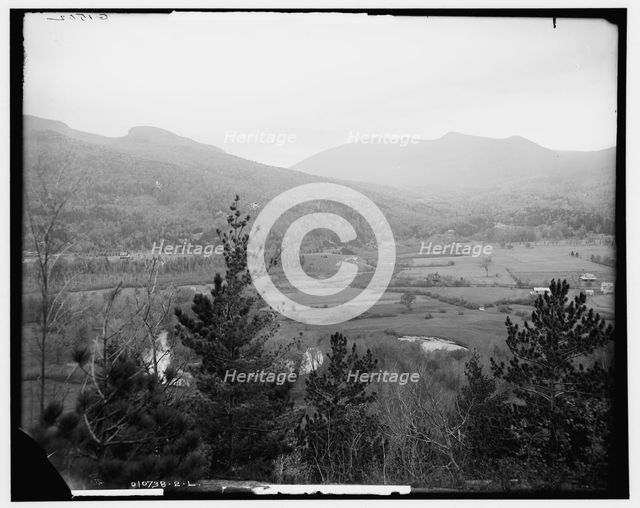 Keene Valley from the east, Adirondack Mountains, N.Y., c1903. Creator: Unknown.