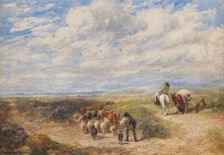 Keep the Left Road, 1854. Creator: David Cox the Elder