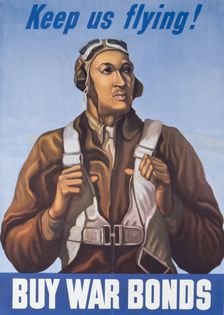 Keep us flying! Buy War Bonds, ca.1940 - 1945. Creator: Unknown