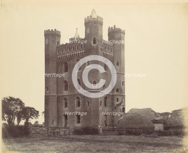 Keep of Tattershall Castle, Lincolnshire - 2nd Fortescue, 1860. Creator: Alfred Capel-Cure.