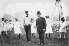 Keeper Snyder [and] Comm. Stover, between c1910 and c1915. Creator: Bain News Service