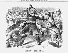Keeping the Ring 1876. Creator: Joseph Swain