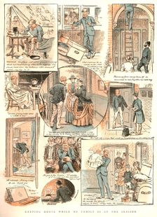 Keeping House while my family is at the Seaside 1886. Creator: Unknown