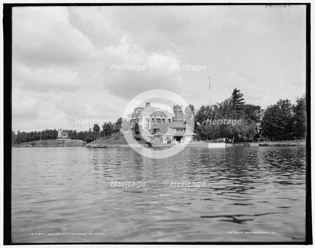 Keewaydin, Thousand Islands, (1902?). Creator: William H. Jackson.