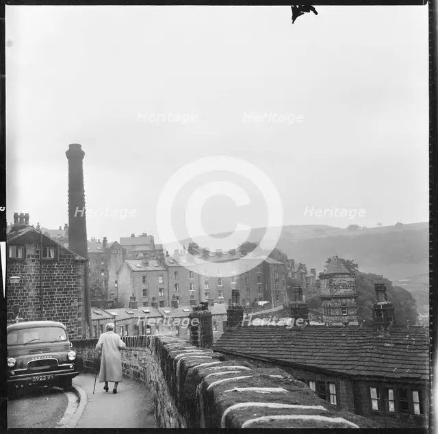 Keighley Road, Hebden Bridge, Calderdale, West Yorkshire, 1966-1974. Creator: Eileen Deste.