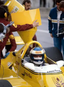 Keke Rosberg in a Fittipaldi-Cosworth F7, British Grand Prix, Brands Hatch, 1980