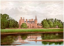 Kelham Hall, Nottinghamshire, home of the Manners-Sutton family, c1880