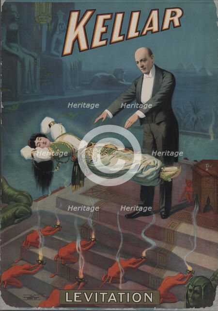 Kellar: Levitation, c1900. Creator: Unknown.