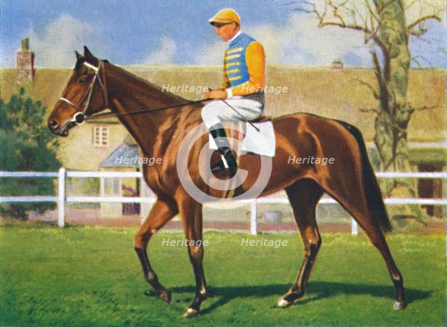 Kellsboro' Jack, Jockey: D. Morgan', 1939. Artist: Unknown.