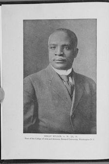 Kelly Miller, Dean of the College of Arts and Sciences, Howard University, Washington, D.C., 1917. Creator: Unknown