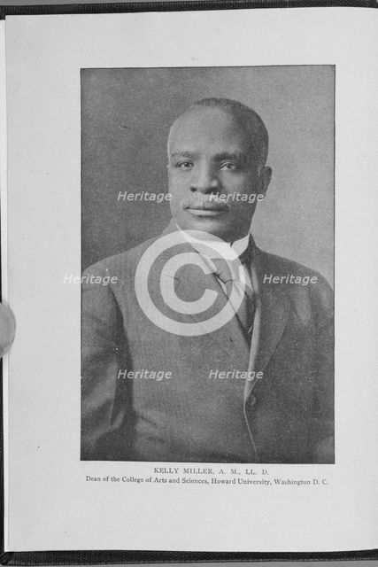 Kelly Miller, Dean of the College of Arts and Sciences, Howard University, Washington, D.C., 1917. Creator: Unknown.