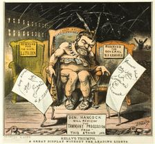 Kelly's Triumph, from Puck, published September 29, 1880. Creator: James Albert Wales