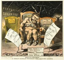 Kelly's Triumph, from Puck, published September 29, 1880. Creator: James Albert Wales