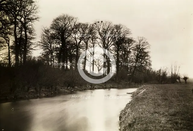 Kelmscott Manot: The Thames Near the Manor, 1896. Creator: Frederick Henry Evans.
