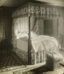 Kelmscott Manor: Bed William Morris Was Born In, 1896. Creator: Frederick Henry Evans