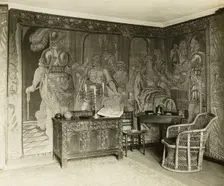 Kelmscott Manor: In the Tapestry Room, 1896. Creator: Frederick Henry Evans