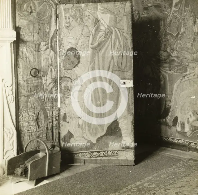 Kelmscott Manor: In the Tapestry Room, 1896. Creator: Frederick Henry Evans.