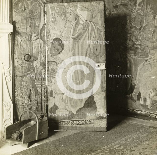 Kelmscott Manor: In the Tapestry Room, 1896. Creator: Frederick Henry Evans.