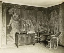 Kelmscott Manor: In the Tapestry Room, 1896. Creator: Frederick Henry Evans