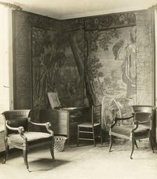 Kelmscott Manor: In the Tapestry Room, 1896. Creator: Frederick Henry Evans