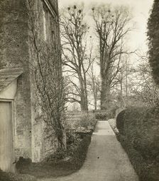 Kelmscott Manor: In the Garden, 1896. Creator: Frederick Henry Evans