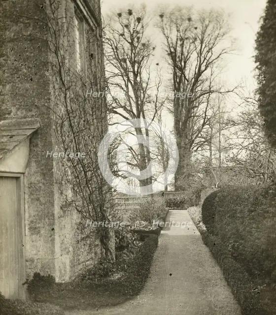 Kelmscott Manor: In the Garden, 1896. Creator: Frederick Henry Evans.