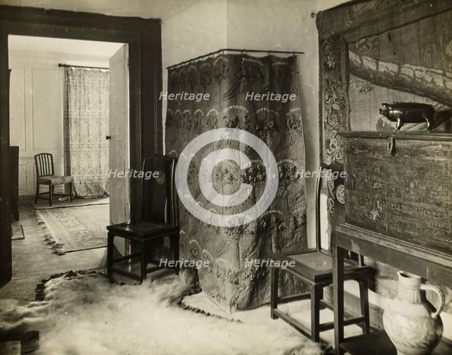 Kelmscott Manor: Passage to Parallel Room, 1896. Creator: Frederick Henry Evans.