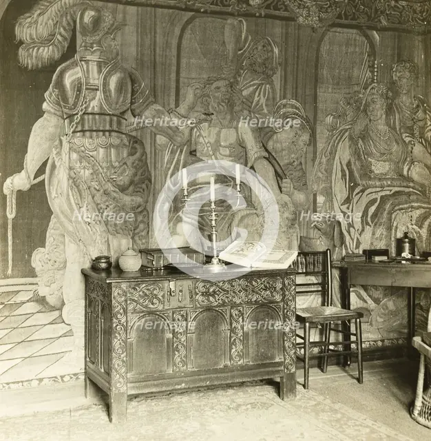 Kelmscott Manor: Tapestry Details, 1896. Creator: Frederick Henry Evans.