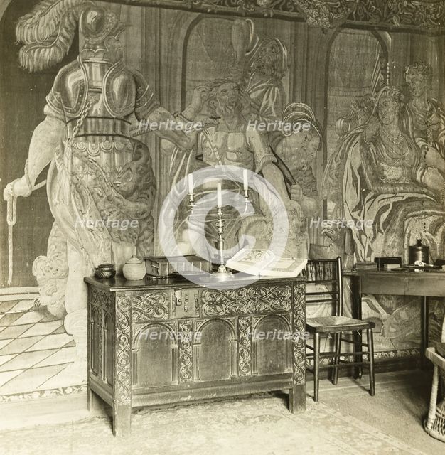 Kelmscott Manor: Tapestry Details, 1896. Creator: Frederick Henry Evans.