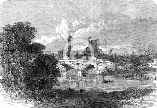 Kelso, Roxburghshire, lately visited by the Prince and Princess of Wales, 1865. Creator: Unknown.