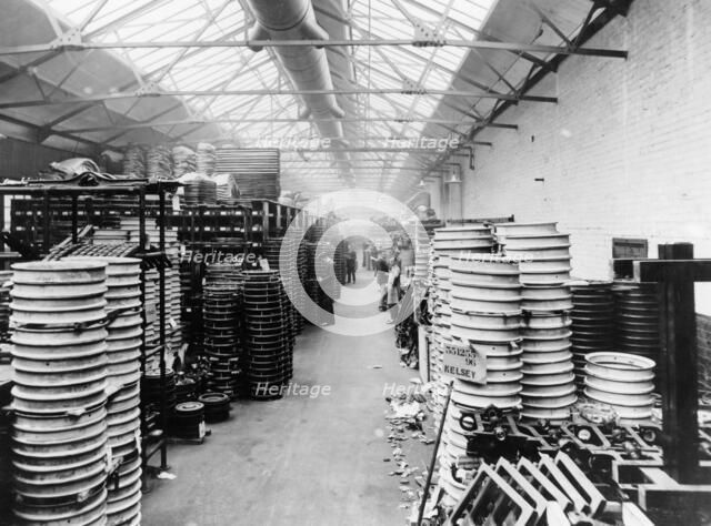 Kelsey-Hayes wheel factory, Detroit, America. Artist: Unknown