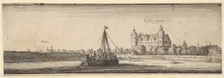 Kelsterbach Castle near Höchst am Main, 1642-44. Creator: Wenceslaus Hollar