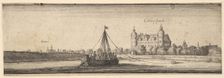 Kelsterbach Castle near Höchst am Main, 1642-44. Creator: Wenceslaus Hollar