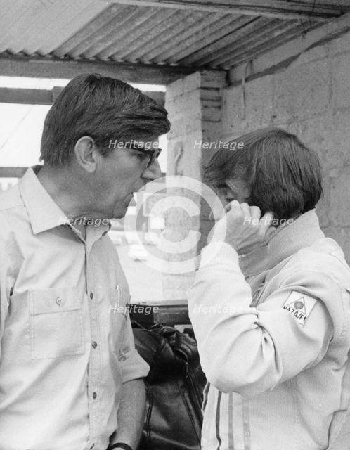 Ken Tyrrell and Jackie Stewart, (c1960s?). Artist: Unknown
