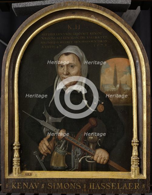Kenau Simonsdr Hasselaer, c.1590-c.1609. Creator: Anon.
