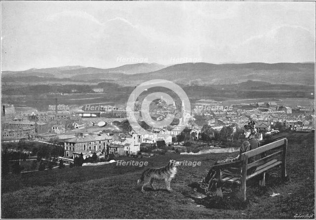 'Kendal, from the Castle', c1896. Artist: Poulton & Co.