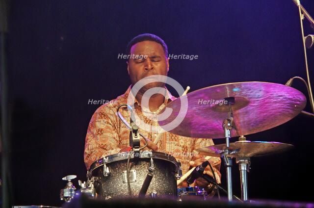 Kendrick Scott, Love Supreme Jazz Festival, Glynde, East Sussex, 2013. Artist: Brian O'Connor