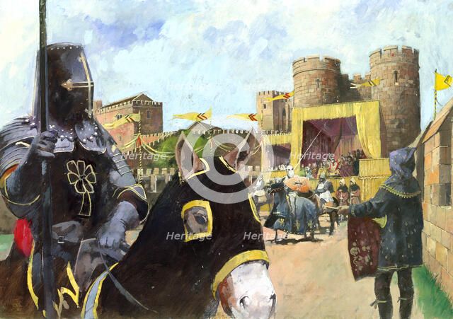 Kenilworth Castle, c14th century (c1990-2010) Artist: Ivan Lapper.