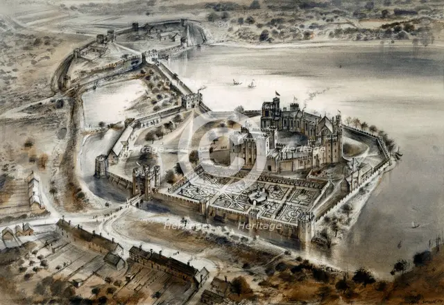 Kenilworth Castle, c1575, (c1960s). Artist: Alan Ernest Sorrell.
