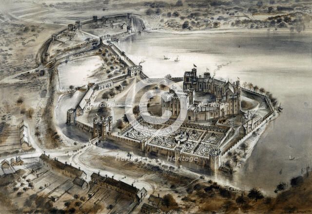 Kenilworth Castle, c1575, (c1960s). Artist: Alan Ernest Sorrell.