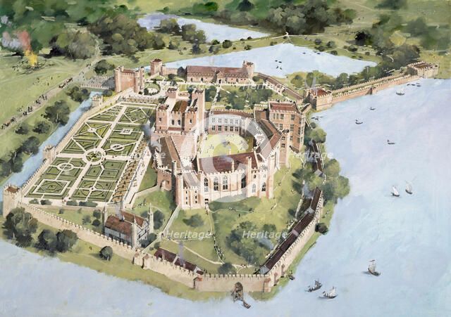 Kenilworth Castle, c16th century, (1990-2010) Artist: Ivan Lapper.
