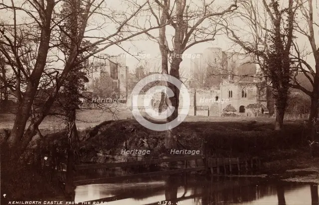 Kenilworth Castle form the Road, between 1870 and 1880. Creator: James Valentine.