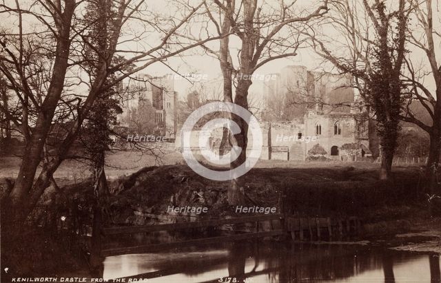 Kenilworth Castle form the Road, between 1870 and 1880. Creator: James Valentine.