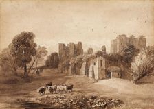 Kenilworth Castle From The East, 1831-40. Creator: David Cox the Elder