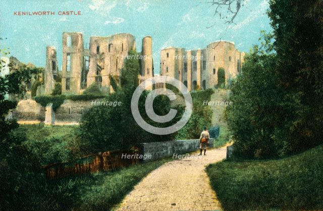 'Kenilworth Castle', late 19th-early 20th century.  Creator: Unknown.