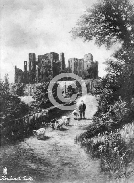 Kenilworth Castle, Warwickshire, England, 1903.Artist: Hayes
