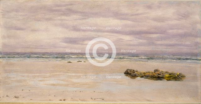 Kennack Sands, Cornwall, at Low Tide, 1877. Artist: John Brett.