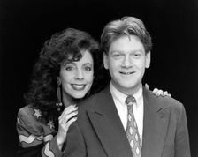 Kenneth Branagh (1960- ), British actor, with Rita Rudner (1956- ), American actress, 1991. Creator: Unknown